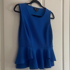 Thalia Sodi Bold Cobalt Sleeveless Top